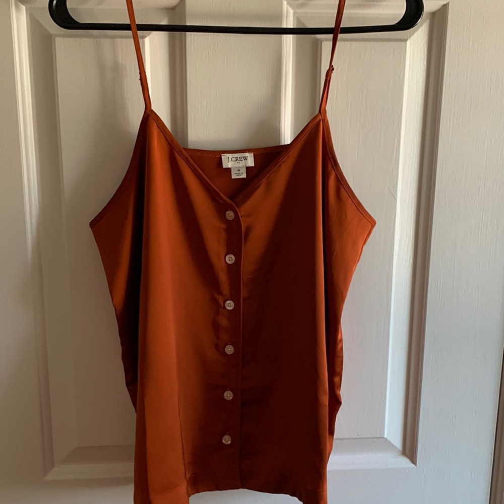 J crew satin tank
